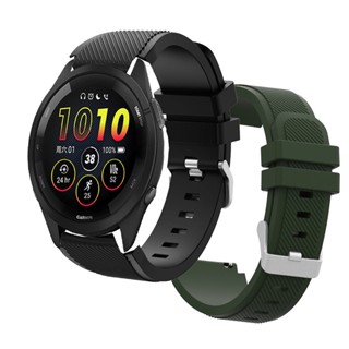 สายนาฬิกาข้อมือซิลิโคน สําหรับ Garmin Forerunner 265 Garmin Forerunner 55