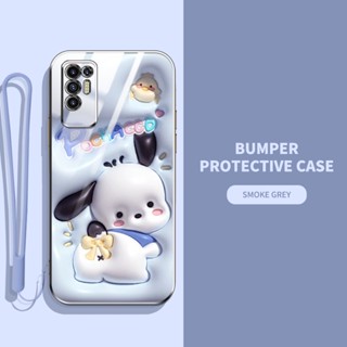 เคสโทรศัพท์มือถือ ป้องกันกล้อง ชุบไฟฟ้า ทรงสี่เหลี่ยม ลายสัตว์ และพืช 3 มิติ น่ารัก หรูหรา สําหรับ Tecno Pova 2 LE7 LE7n Pova 3 LF7n
