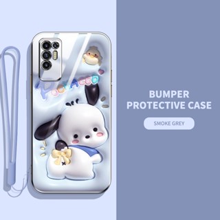 เคสโทรศัพท์มือถือ ลายสัตว์ และพืชน่ารัก 3D พร้อมสายคล้อง สําหรับ Infinix Tecno Pova 2 LE7 LE7n