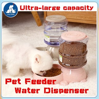 【3.8L】Pet Automatic Water Feeder Dogcat Water Dispenser Food Feeder Large Capacity Cat Water Feeder