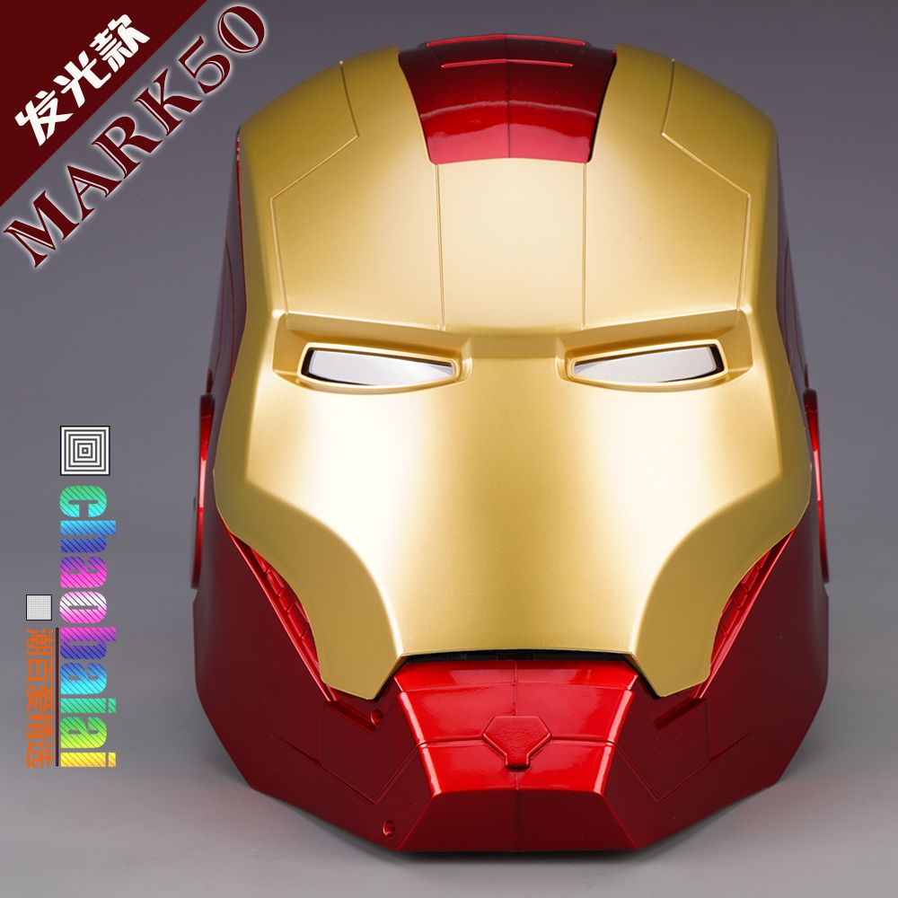 [ข้อเสนอพิเศษร้านค้าใหม่] หมวกกันน็อค Avengers Iron Man MK50 เรืองแสงได้ ของเล่นสําหรับเด็ก และผู้ใหญ่