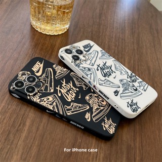 เคสโทรศัพท์มือถือ ซิลิโคน กันกระแทก ลายรองเท้า AJ แฟชั่น สําหรับ เข้ากันได้สำหรับ เคสไอโฟน เคสไอโฟน11 iPhone 14 13 12 11 Pro Max XR XS X 7 8 Plus