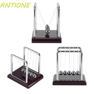 Antione ของเล่นลูกบอลเหล็ก ฟิสิกส์วิทยาศาสตร์ คลายเครียด สําหรับตกแต่งโต๊ะ