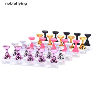 Nf ชั้นวางเล็บปลอม อะคริลิค คริสตัล 1 ชุด nobleflying