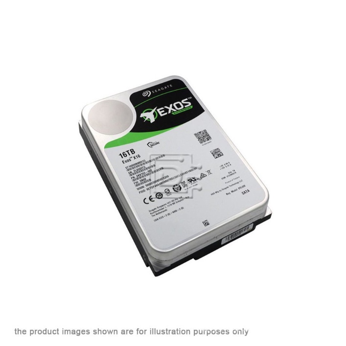 Seagate ฮาร์ดไดรฟ์ st16000nm001g 16TB EXOS x16 512e SATA 7200 Turn/Point 256mb 3.5 นิ้ว