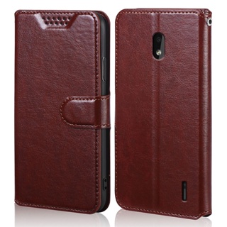 เคสโทรศัพท์หนัง PU แบบฝาพับ พร้อมช่องใส่บัตร สําหรับ Nokia 2.2 2.3 2.4