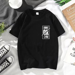 BROOKLYN grafik baju 3XL T-shirt viral lengan pendek perempuan lelaki wanita/short sleeves tshirt women men_03