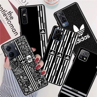 เคสโทรศัพท์มือถือ ซิลิโคน TPU กันกระแทก ลายโลโก้ adidas แฟชั่น สําหรับ Vivo V20 V21 V23E 4G 5G V23 PRO