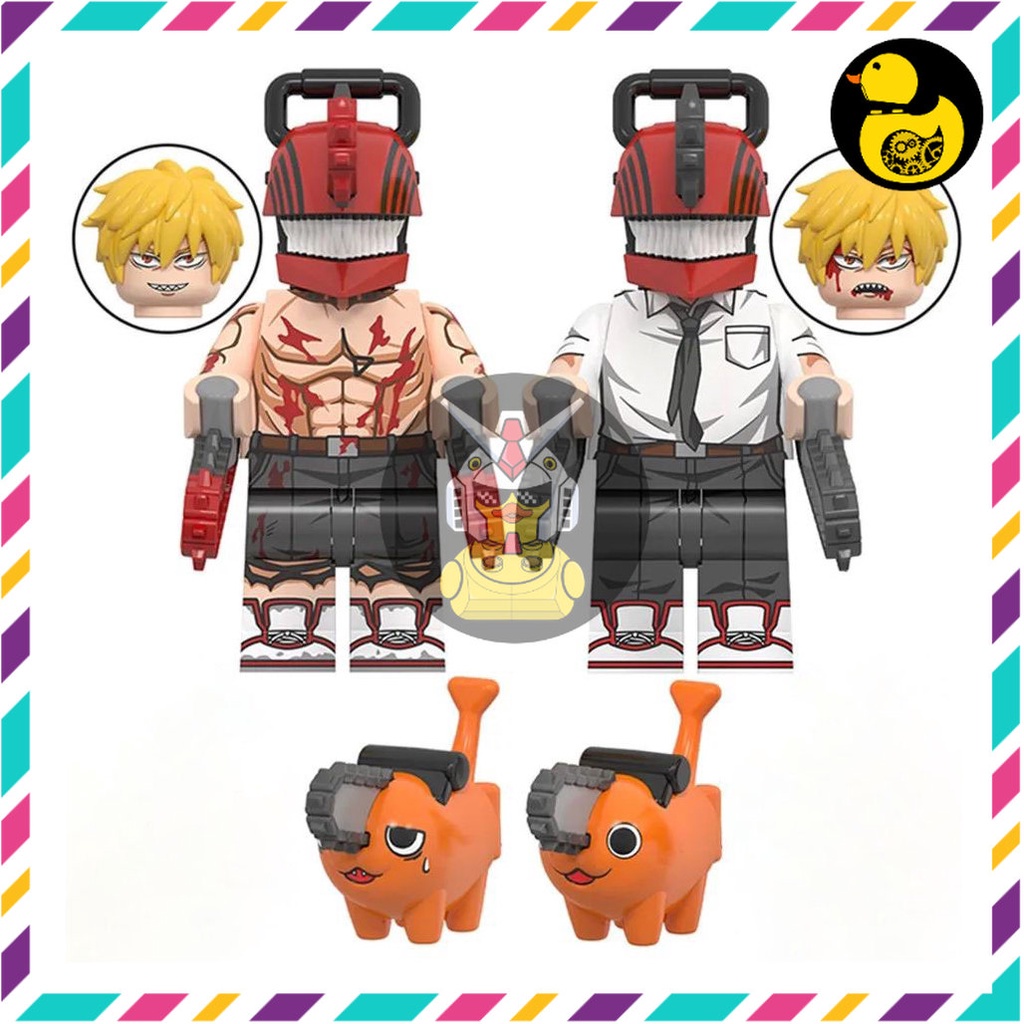 Chainsaw Man Assembly Toy Chainsaw Man Denji Pochita WM2524 WM2523