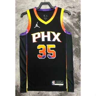 Nba Phoenix Suns No. แบบกดร้อน 2023 เสื้อกีฬาบาสเก็ตบอล 35 Durant สีดํา