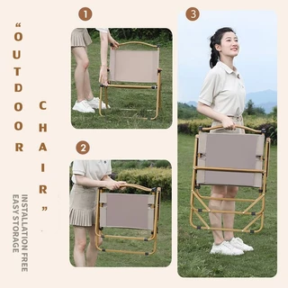 Woodpanda เซ็ตเก้าอี้แค้มปิ้ง CampingChair เหมาะสำหรับไปปิกนิกกางเต้นท์หรือตั้งแคมปิ้ง