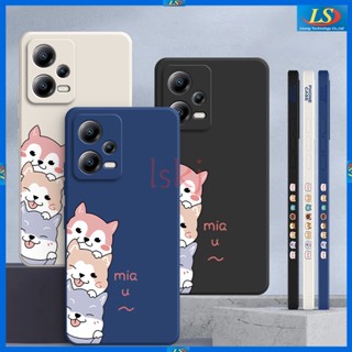 เคส Poco X5 5G / X3 Pro / X3 NFC / M4 Pro 4G / M3 / M3 Pro 5G เคส Poco C40 เคส Poco X5 Pro 5G เคสโทรศัพท์มือถือ ลายสุนัขน่ารัก สําหรับ GGC