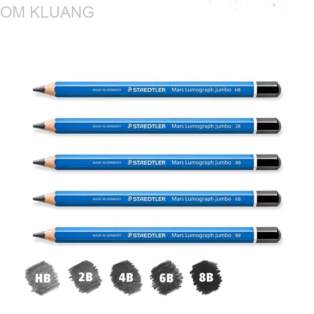 S.TLER PENCIL MARS LUMO JUMBO 2B/4B/6B/8B/HB