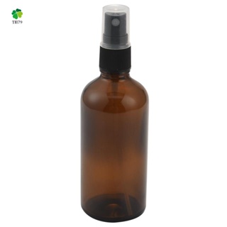 100ML Amber Glass Spray Bottle with Black ATOMISER Sprays,Refillable Container for Essential Oil / Aromatherapy Use