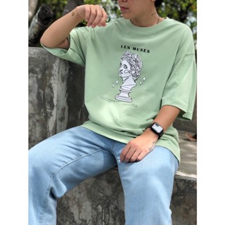 เสื้อยืด Oversize ลาย รูปปั้นS-5XL