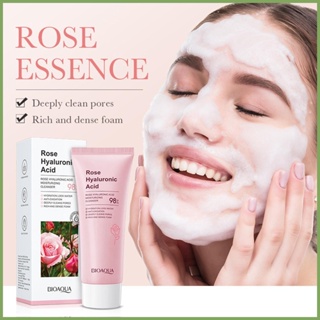 Rose Hyaluronic Acid คลีนเซอร์ทําความสะอาดผิวหน้า ให้ความชุ่มชื้น ควบคุมความมัน - ฟันอ่อนโยน