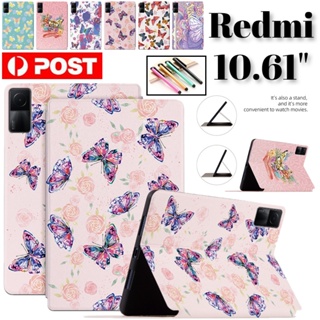 Folio เคสหนัง ฝาพับ ลายการ์ตูนน่ารัก กันกระแทก สําหรับ Xiaomi Redmi Pad 10.61 นิ้ว 2022