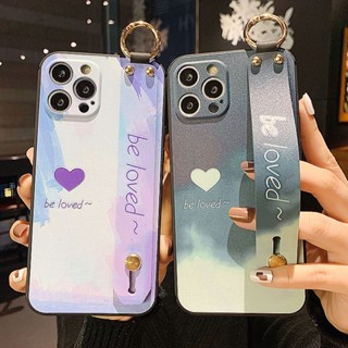 เคสโทรศัพท์มือถือหนังนิ่ม TPU กันกระแทก ลายหัวใจ พร้อมแหวนขาตั้ง หลากสี สําหรับ Xiaomi Mi 12 12x 11 Lite 11i 11T Pro