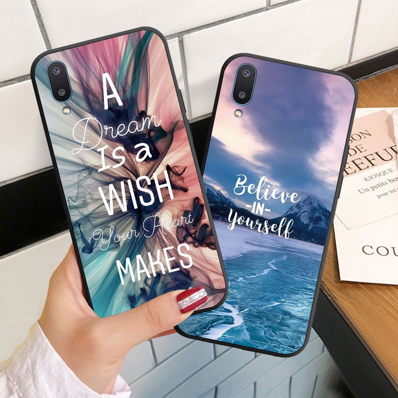 เคสสําหรับ Samsung Galaxy A01 Core A02 A02S A12 A01Core Soft Silicoen เคสโทรศัพท์ปกทิวทัศน์