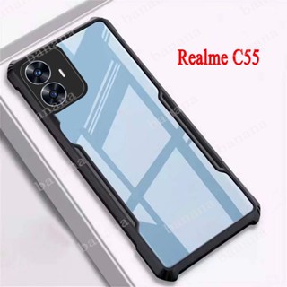 Realme C55 C 55 C 5 5 เกราะโปร่งใส อะคริลิค กันกระแทก ฝาครอบป้องกันเลนส์กล้อง