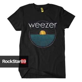 เสื้อยืดผู้ชาย เสื้อยืด พิมพ์ลาย Weezer 1st Band ไซซ์ S - 7XL สําหรับเด็ก และผู้ใหญ่ | เสื้อยืด พิมพ์ลายวงดนตรี พรีเมี่ย