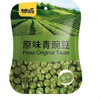 ถั่วเขียว Ganyuan-กระเทียมหอมถั่ว75g  甘源青豆-原味75g 豌豆