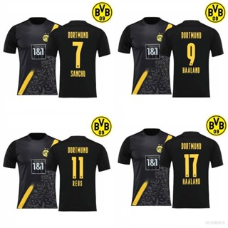 เสื้อกีฬาแขนสั้น ลายทีมชาติฟุตบอล Sancho Haaland Reus พลัสไซซ์ 2020-2021