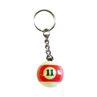 Aramith Pool Ball Key Ring No.11