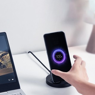 แท่นชาร์จไร้สาย แบบทรงตั้งชาร์จ Xiaomi Mi 20W Wireless Fast Charger ชาร์จเร็ว