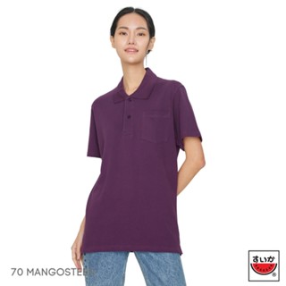 แตงโม (SUIKA) - เสื้อแตงโมคอปก POLO ชาย-หญิง (70 MANGOSTEEN)