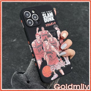 🔥 เคสไอโฟนลายแถบข้าง SLAM DUNK โทรศัพท์มือถือกกี้เม้าส์ขอบเหลี่ยม สำหรับ เคสApple iPhone 14 11 12 XS Max เคสไอโฟน11 Pro Max 8 Plus 13 Pro Case 13 Pro Max เคสไอโฟน7พลัส i8Plus XR 7