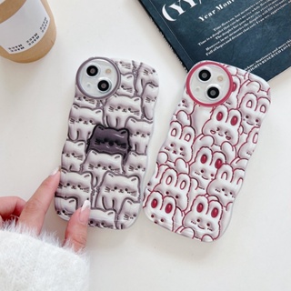 เคส Samsung Galaxy A54 A24 A34 A04s A04 A14 A13 A33 A73 A52s A23 5G 4G A53 Samsung A52 A22 A03s LTE A12 A72 4G A03 A02s A02 A32 นุ่มกันกระแทกกระต่ายหยัก