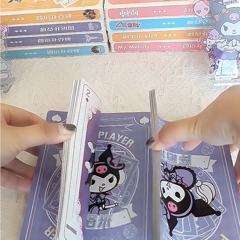 SANRIO ไพ่โป๊กเกอร์ ขนาดใหญ่ ลายการ์ตูนอนิเมะนารูโตะ Kuromi Luffy 56 ชิ้น ราคา ถูกที่สุด ดีลบีเคเค แกลเลอรีภาพที่ 4
