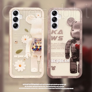 เคสโทรศัพท์มือถือ ซิลิโคน ใส ลายหมี สําหรับ Samsung Galaxy A54 A34 5G A14 2023 A54 5G