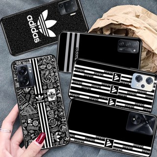 เคสโทรศัพท์ซิลิโคน TPU กันกระแทก ลายโลโก้ adidas แฟชั่น สําหรับ OPPO A72 A53 A73 A53 A75 A79 A74 A95 A91 F15 4G 5G