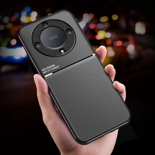เคสซิลิโคนกันกระแทก TPU รองรับ Honor X9c/X9d/X9a/X9B/X9A/X9B/Honor X9b/Honor X9C 5G พร้อมขาตั้งแม่เหล็กและฝาครอบหลัง
