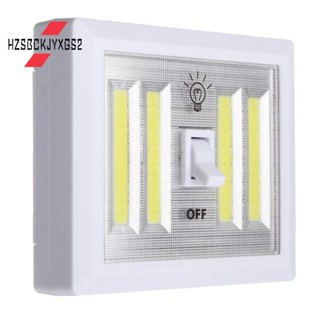 1pcs COB Wall Lamp Switch LED Battery Powered Garage Cabinet Closet Lamp Emergency Camping Night Lights