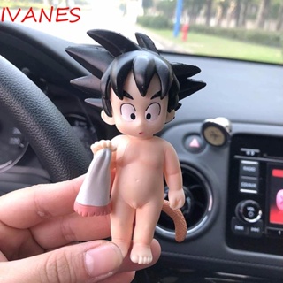 Ivanes ตุ๊กตาฟิกเกอร์ Dragon Ball Anime Peripheral Sun Wukong สําหรับตกแต่งรถยนต์