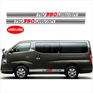 X2 NISSAN NV350 URVAN BODY DECALS / สติกเกอร์ / เครื่องตัดไวนิลด้านนอก (ซ้ายและขวา)