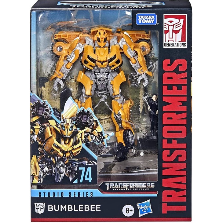 Takara Tomy Hasbro Transformers Buzzworthy Bumblebee Studio Series Deluxe  Class 15 BB Bumblebee Action Figure Model