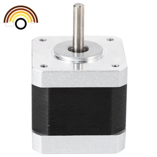 Nema 17 Stepper Motor Bipolar 4 Leads 34Mm 12V 1.5 A 26Ncm(36.8Oz.In) 3D Printer Motor 42Shd0001