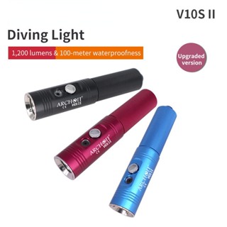 ไฟฉาย Led รุ่นอัพเกรด V10S II ที่แข็งแกร่ง สําหรับตั้งแคมป์ ตกปลา ดําน้ํา L2