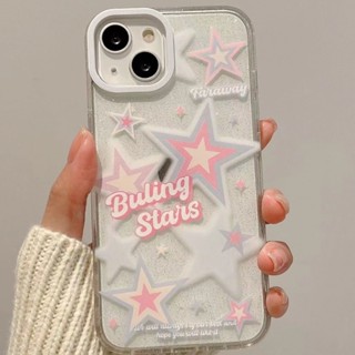 เคสโทรศัพท์มือถือนิ่ม แบบใส กันกระแทก ลายดาวภาษาอังกฤษ สําหรับ Iphone 14 13pro 12 11 xsmax 7 8plus x xs xsmax 11promax 12promax 14pro