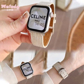 สายนาฬิกาข้อมือหนังกลับ สําหรับสมาร์ทวอทช์ iwatch 8 7 6 5 SE 49 45 44 42 41 40 38 มม.