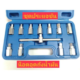 TOOLS ชุดถอดน็อตอุดถังน้ำมัน 12 ตัวชุด