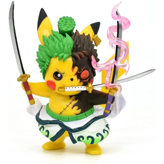 FUNKO ฟิกเกอร์ PVC อนิเมะโปเกม่อน Kawaii Pikachu Roronoa Zoro ของขวัญวันเกิด