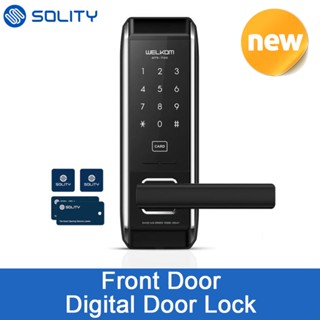 SOLITY WTM600 Front Door Digital Door Lock Touch Pingerprint WELKOM Korea