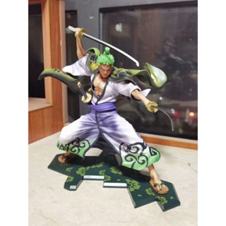 ((พร้อมส่ง) โมเดลฟิกเกอร์ Pirate POP Wano Kuni Sauron Juro Three Swords Flow Combat Edition XQ3V