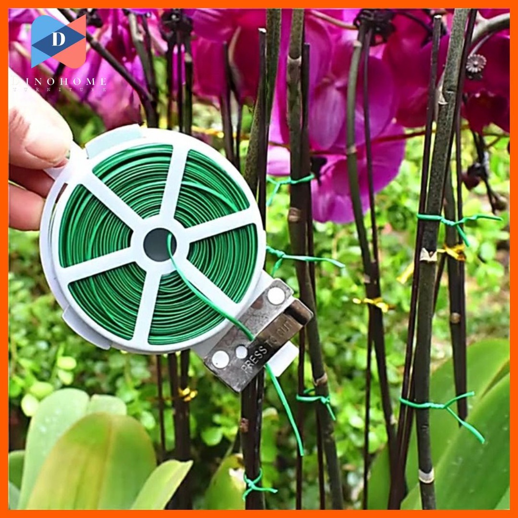 ⭐️ขายปลีก/ส่ง⭐️ลวดเนกประสงค์ ลวดมัดต้นไม้ หุ้มพลาสติก ขนาด20m./50m./100m. พร้อมส่ง #O-0013