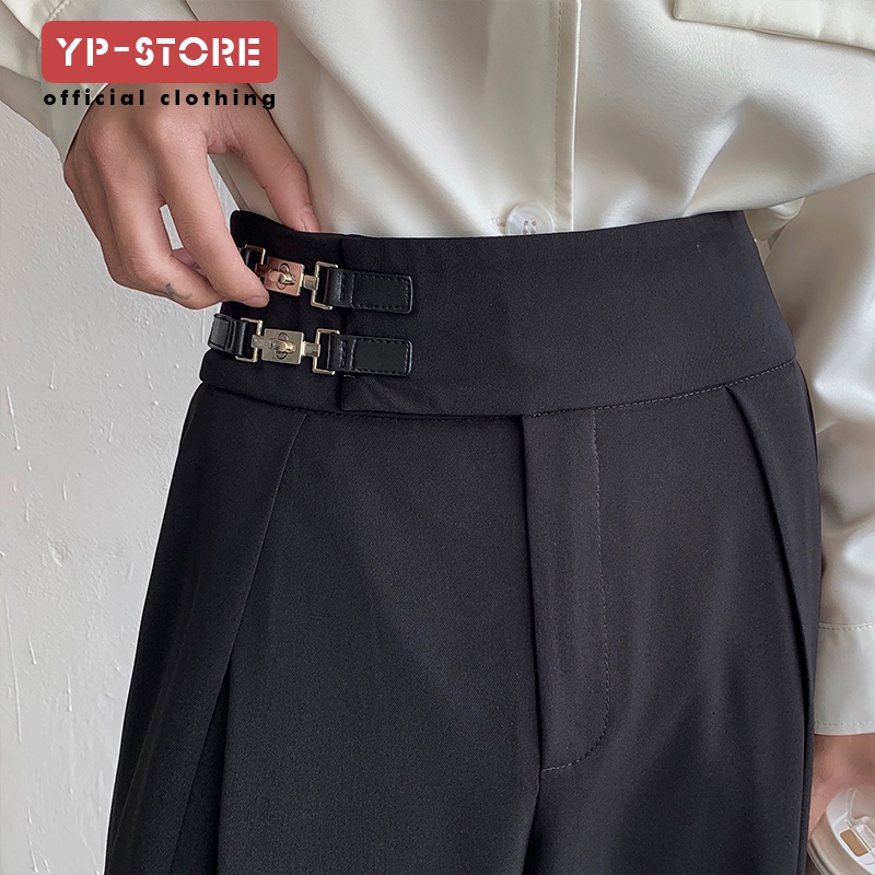 [March New Style] กางเกงขายาว เอวสูง สไตล์อังกฤษ สําหรับเด็กผู้ชาย
